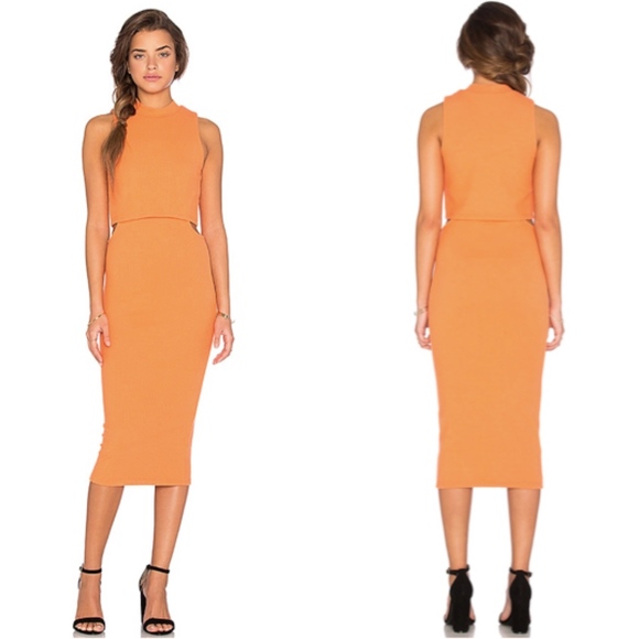 MINKPINK Dresses & Skirts - MINKPINK 🧡Orange🧡 Urban Memories Dress Sz XS